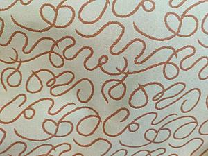 Premium Heavy Texture Vining Curls Salmon Light Futon Cover by Prestige