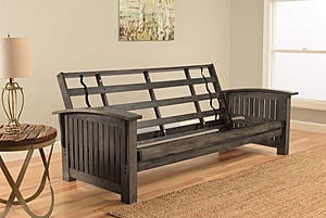 Washington Futon Frame Rustic Walnut by Kodiak