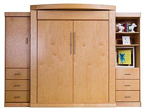 Euro Deluxe Vertical Wall Bed by Wallbeds