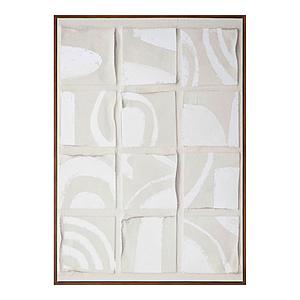 Unfold 1 Framed Print by Moe's Home Collection