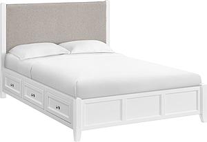 McKenzie Upholstered Storage Bed by Whittier Wood Furniture