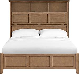 McKenzie Classic Bookcase Rail Bed by Whittier Wood Furniture