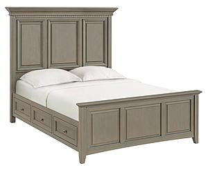 McKenzie Grand Storage Bed by Whittier Wood Furniture