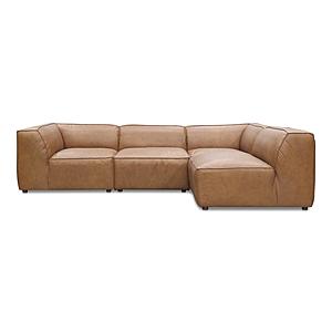 Form Signature Modular Sectional Sonoran Tan Leather by Moe's Home Collection