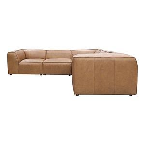 Form Dream Modular Sectional Sonoran Tan Leather by Moe's Home Collection