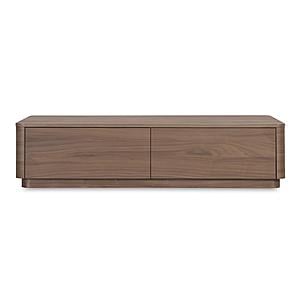 Round Off Coffee Table Walnut by Moe's Home Collection