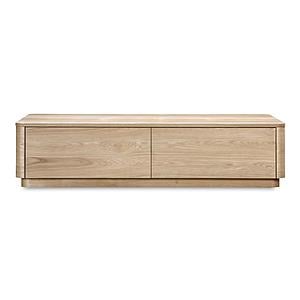 Round Off Coffee Table Oak by Moe's Home Collection