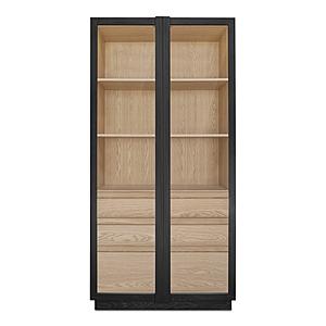 Charlotte Tall Cabinet Black by Moe's Home Collection
