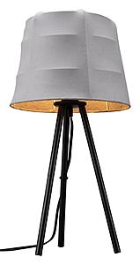 Mozzi Table Lamp Gray & Black by Zuo Modern