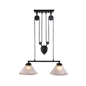 [Floor Sample] Era Garnet 2 Light Kitchen Island Pendant by Zuo Modern