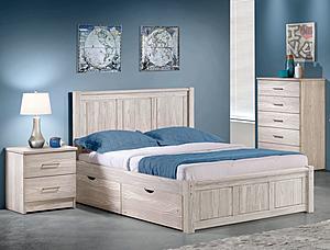 Salem Platform Bed Birch by Innovations