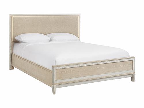 Catalina King Upholstered Panel Bed by Whittier Wood Furniture