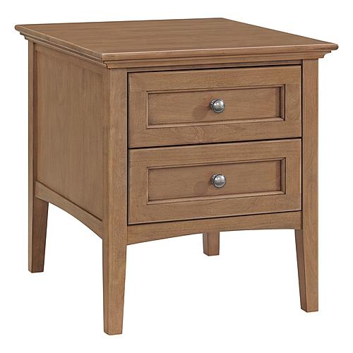 McKenzie End Table, Pecan by Wittier Wood Furniture