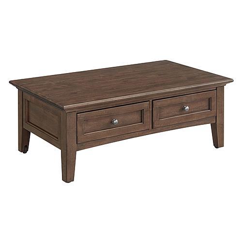 McKenzie Lift Top Coffee Table, Java by Wittier Wood Furniture