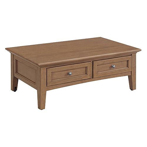 McKenzie Lift Top Coffee Table, Pecan by Wittier Wood Furniture