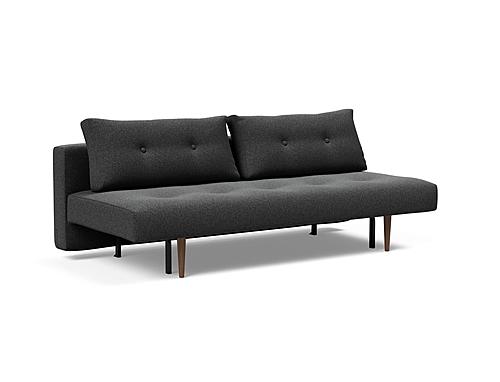 Recast Plus Sofa Bed (Full Size) Boucle Charcoal by Innovation Living
