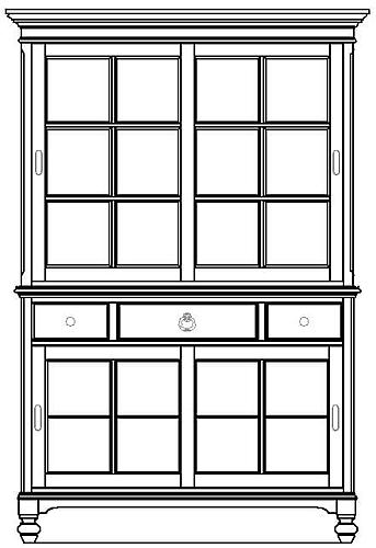 Litchfield Sullivan Hutch by American Drew