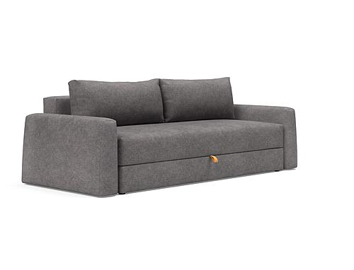 Cone Sleek Sofa Bed (Queen Size) Avella Warm Gray by Innovation Living