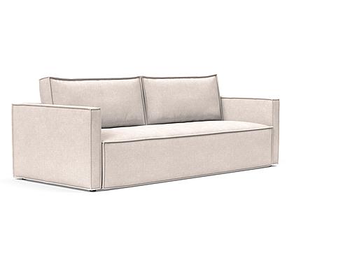 Newilla Slim Sofa Bed (Full Size) Adario Basmati by Innovation Living