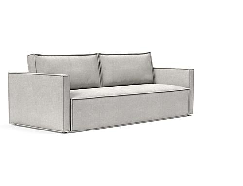 Newilla Slim Sofa Bed (Full Size) Adario Fog by Innovation Living