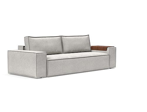 Newilla Wide Sofa Bed (Full Size) Adario Fog by Innovation Living