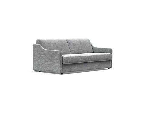 Carnell Sofa Bed w/Slope Arms (Queen Size) Taura Slate Gray by Innovation Living