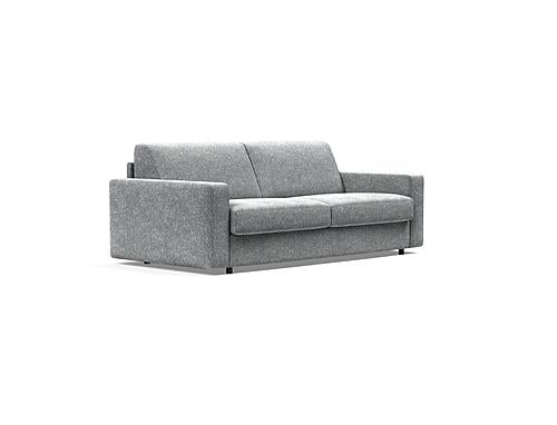 Carnell Sofa Bed w/Standard Arms (Queen Size) Taura Slate Gray by Innovation Living
