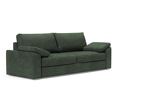 Vilander Sofa Bed w/Cushion Arms (Full Size) Avella Pine Green by Innovation Living