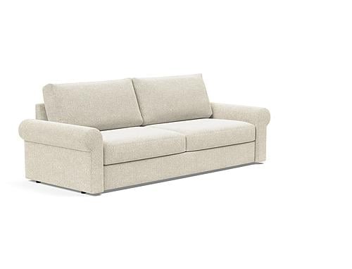 Vilander Sofa Bed w/Roll Arms (Full Size) Taura Off White by Innovation Living