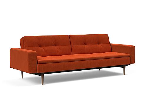 Dublexo Deluxe Sofa Bed w/Arms Elegance Paprika by Innovation Living