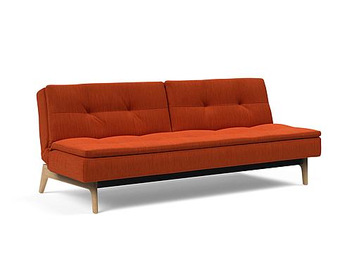 Dublexo Deluxe Sofa Bed w/Eik Legs Elegance Paprika by Innovation Living