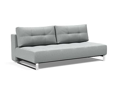 Supremax Deluxe Excess Sofa Bed (Queen Size) Melange Light Gray by Innovation Living