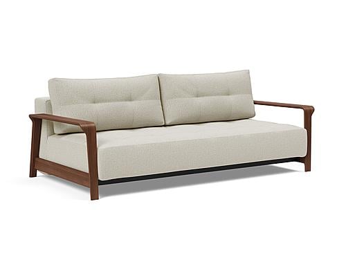 Ran Deluxe Excess Sofa Bed (Queen Size) Mixed Dance Natural by Innovation Living