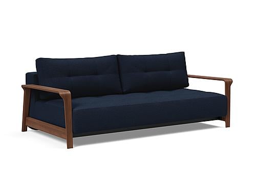Ran Deluxe Excess Sofa Bed (Queen Size) Mixed Dance Blue by Innovation Living