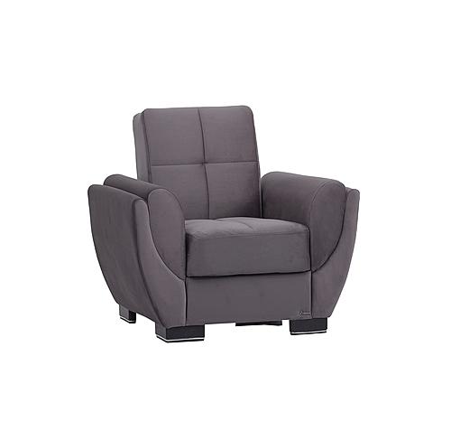 Armada Air Chair 101 Microfiber Gray by Casamode