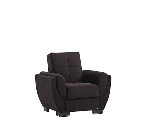 Armada Air Chair 103 Microfiber Black by Casamode