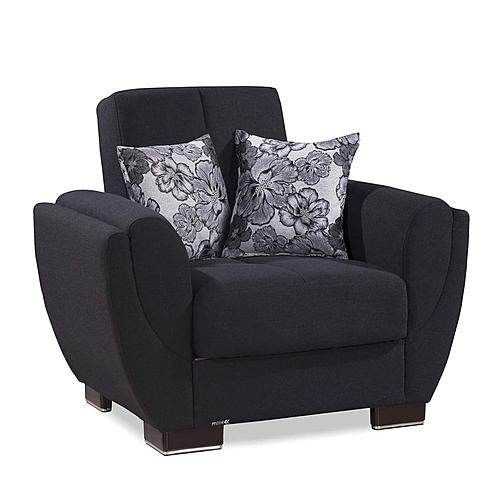 Armada Air Denim Dark Blue Fabric 111 Armchair by Casamode