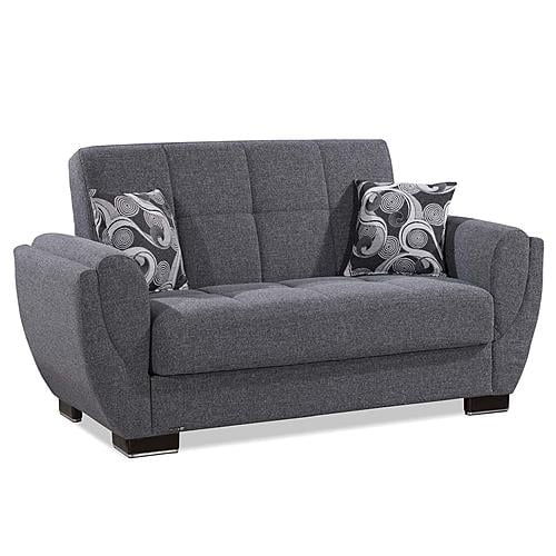 Armada Air Gray Fabric 113 Loveseat by Casamode