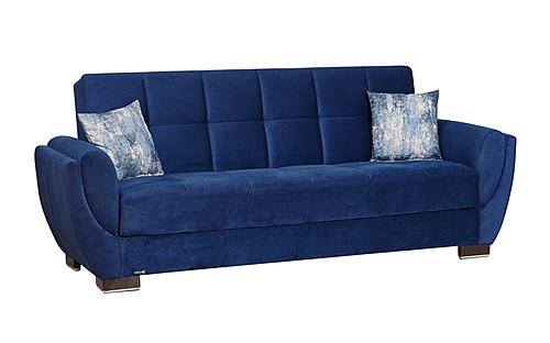 Armada Air Sofa Bed 104 Microfiber Blue by Casamode
