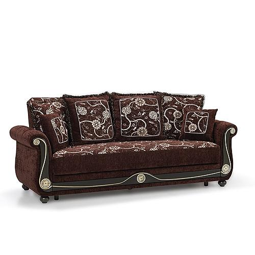 Americana Brown Fabric Sofa Bed by Casamode