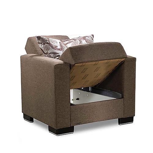 Armada Classic Brown 12 Armchair by Casamode