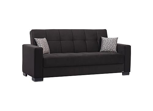 Armada Classic Black 3 Sofa Bed by Casamode