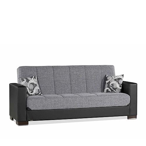 Armada Classic Gray/Black 5 Sofa Bed by Casamode