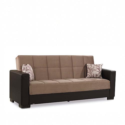 Armada Classic Sand/Brown 9 Sofa Bed by Casamode