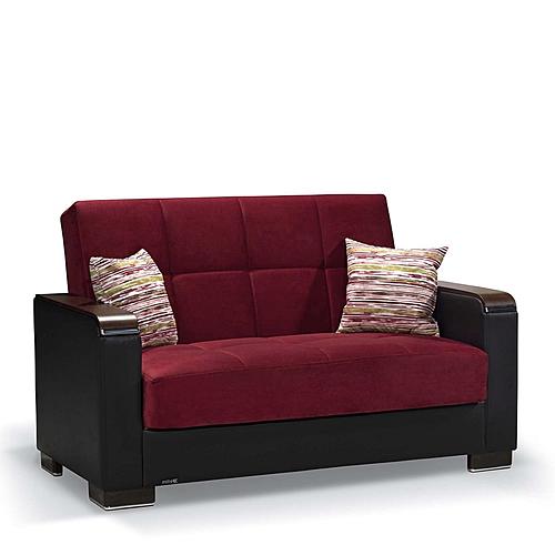 Armada X Burgundy/Black 310 Loveseat by Casamode