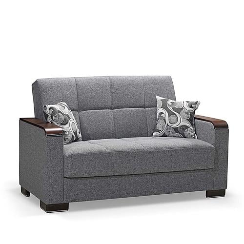 Armada X Gray Fabric 313 Loveseat by Casamode
