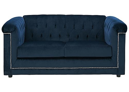 Josanna Loveseat - Navy Blue by Ashley Furniture