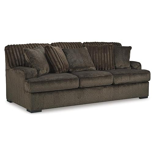 Aylesworth Chocolate Upholstery Sofa by Ashley Furniture