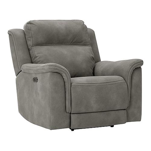 Next-Gen DuraPella Performance Fabric Dual Power Recliner - Slate by Ashley Furniture