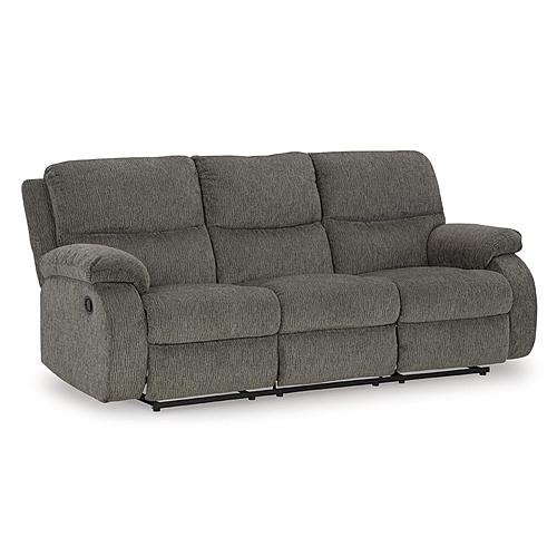 Scranto Manual Reclining Sofa - Brindle by Ashley Furniture